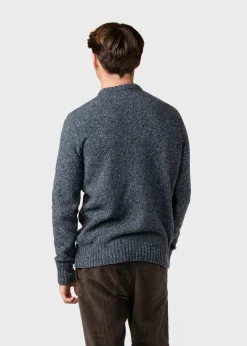 Klitmoller Collective Recycelte Wolle-Aage knit - Grey melange Greymelange
