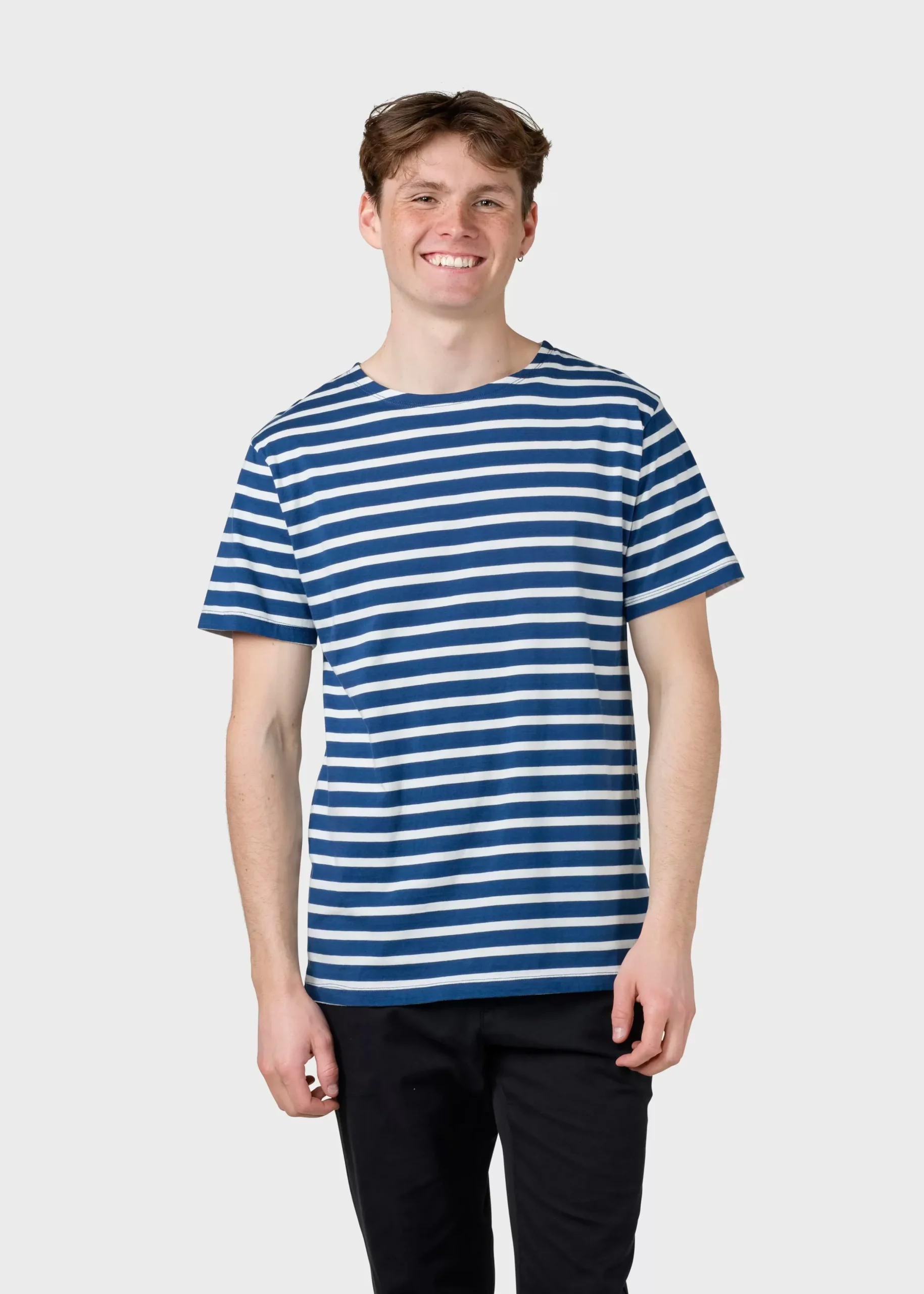 Klitmoller Collective T-shirts-Albert tee - Ocean/cream
