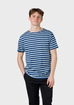 Klitmoller Collective T-shirts-Albert tee - Ocean/cream