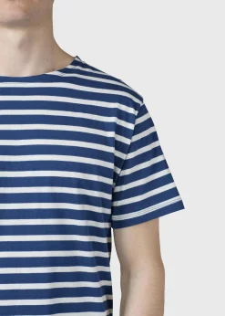 Klitmoller Collective T-shirts-Albert tee - Ocean/cream