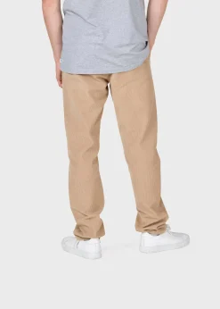 Klitmoller Collective Hosen-Allan cord pants - Sand Navy