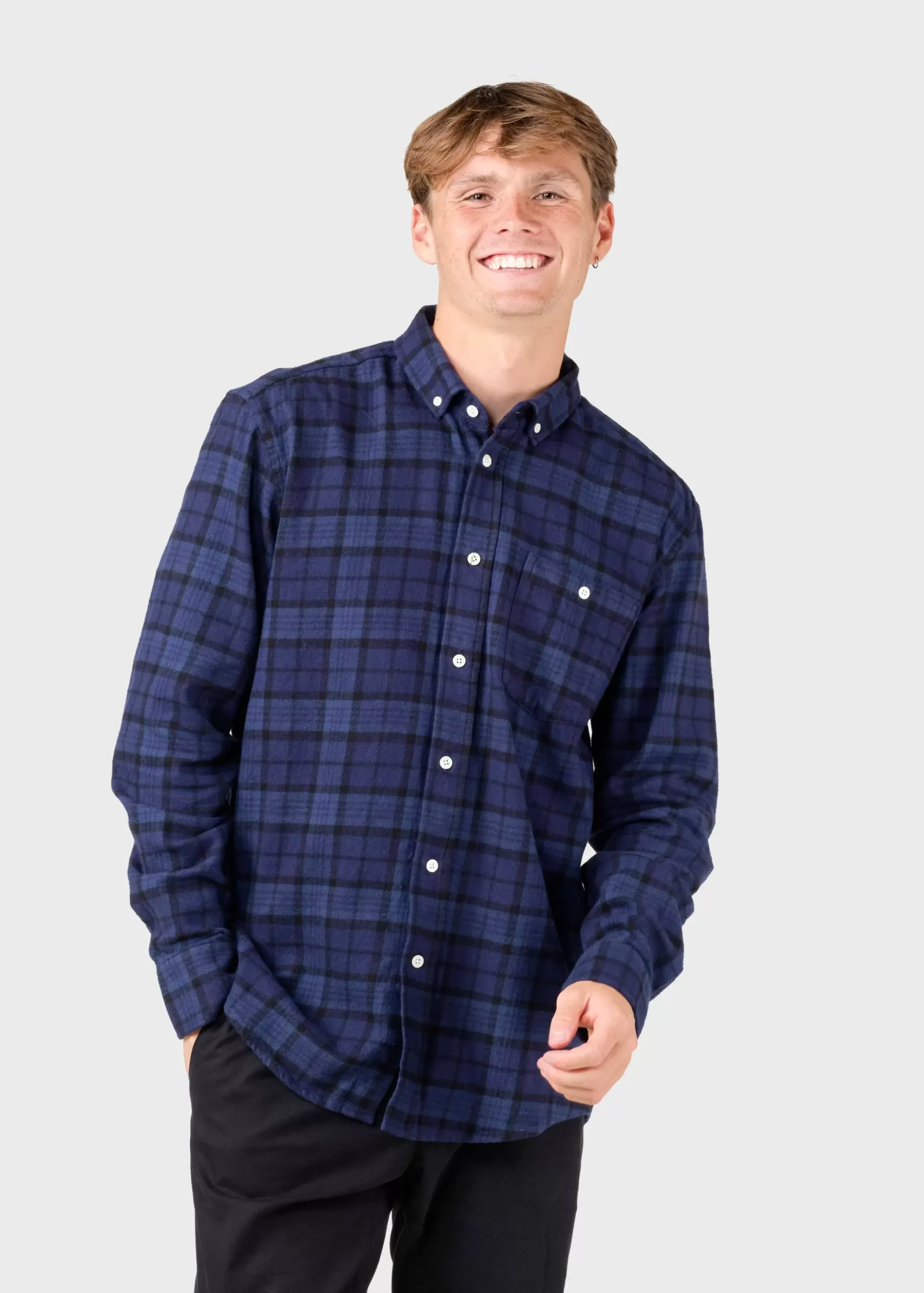 Klitmoller Collective Hemden-Alrik shirt - Blue tones Bluetones