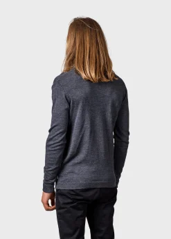 Klitmoller Collective Extra feine Merinowolle-Anders knit - Anthracite Navy