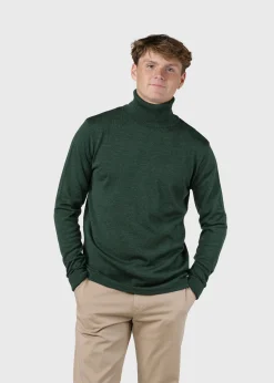 Klitmoller Collective Strick-Anders knit - Moss Green Navy