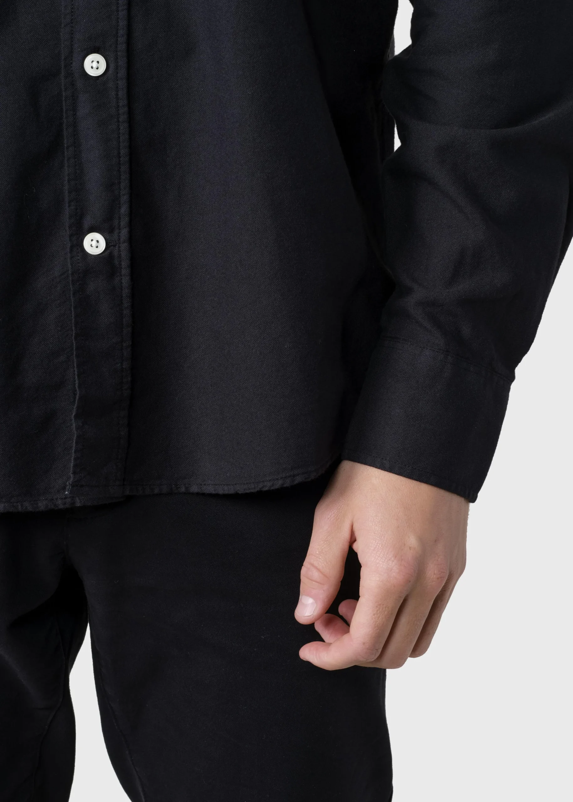 Klitmoller Collective Hemden-Basic shirt - Black Navy