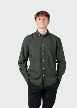 Klitmoller Collective Hemden-Basic shirt - Olive Navy