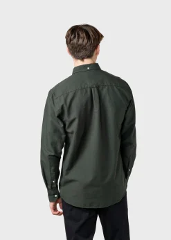 Klitmoller Collective Hemden-Basic shirt - Olive Navy