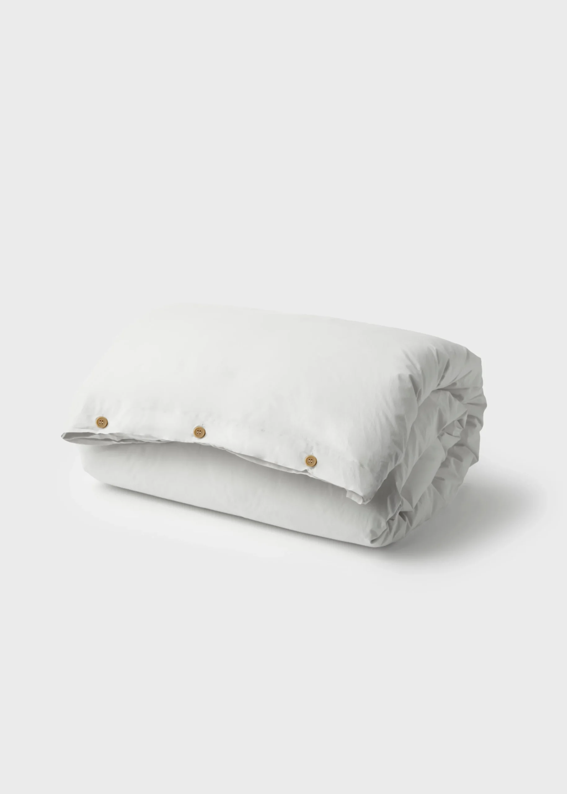 Klitmoller Collective Bettwäsche 140x200 /60x70-Bed set - Plain - 140 x 200 + 60 x 70 - White
