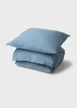 Klitmoller Collective Bettwäsche-Bed set - Plain - 140 x 220 + 80 x 80 - Light blue Pastelgrey