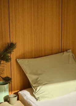 Klitmoller Collective Bettwäsche-Bed set - Plain - 140 x 220 + 80 x 80 - Sage Pastelgrey