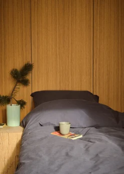 Klitmoller Collective Bettwäsche-Bed set - Plain - 140 x 200 + 80 x 80 - Navy Pastelgrey