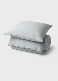 Klitmoller Collective Bettwäsche 140x220 / 80x80-Bed set - Plain - 140 x 220 + 80 x 80 - Pastel grey Pastelgrey