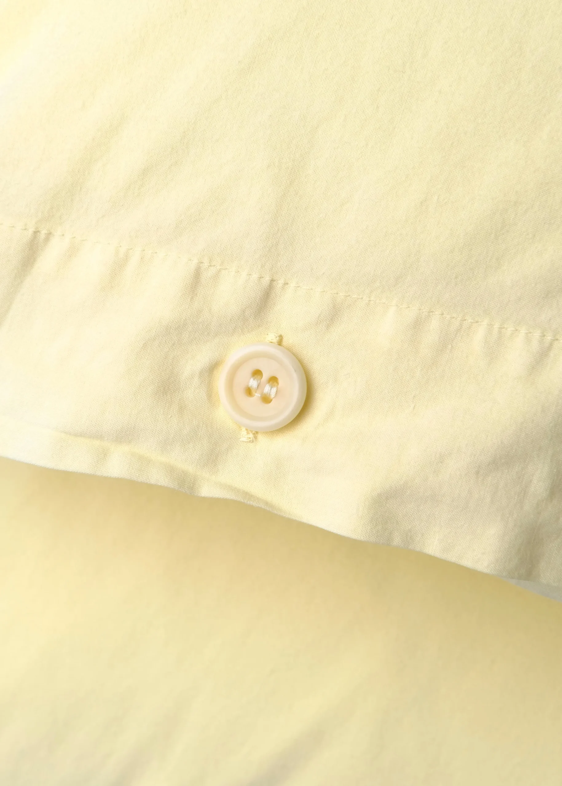 Klitmoller Collective Bettwäsche-Bed set - Plain - 140 x 220 + 60 x 70 - Lemon sorbet White