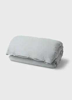 Klitmoller Collective Bettwäsche-Bed set - Plain - 140 x 200 + 60 x 70 - Pastel grey White