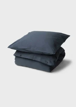Klitmoller Collective Bettwäsche-Bed set - Plain - 140 x 200 + 60 x 70 - Navy White