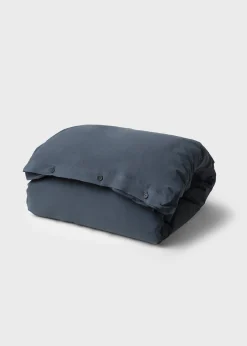 Klitmoller Collective Bettwäsche-Bed set - Plain - 140 x 220 + 80 x 80 - Navy Pastelgrey