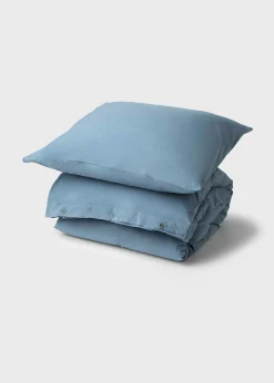 Klitmoller Collective Bettwäsche-Bed set - Plain - 140 x 200 + 80 x 80 - Light blue Pastelgrey