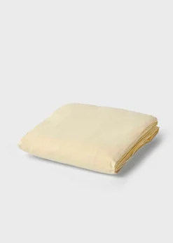 Klitmoller Collective Bettwäsche-Bed sheet 180 x 200 x 30 - Lemon sorbet White
