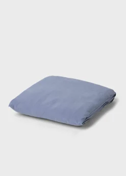 Klitmoller Collective Bettwäsche-Bed sheet 90 x 200 x 30 - Light blue White