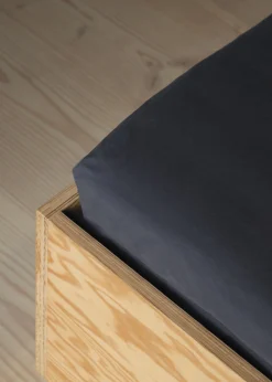 Klitmoller Collective Bettwäsche-Bed sheet 90 x 200 x 30 - Navy White