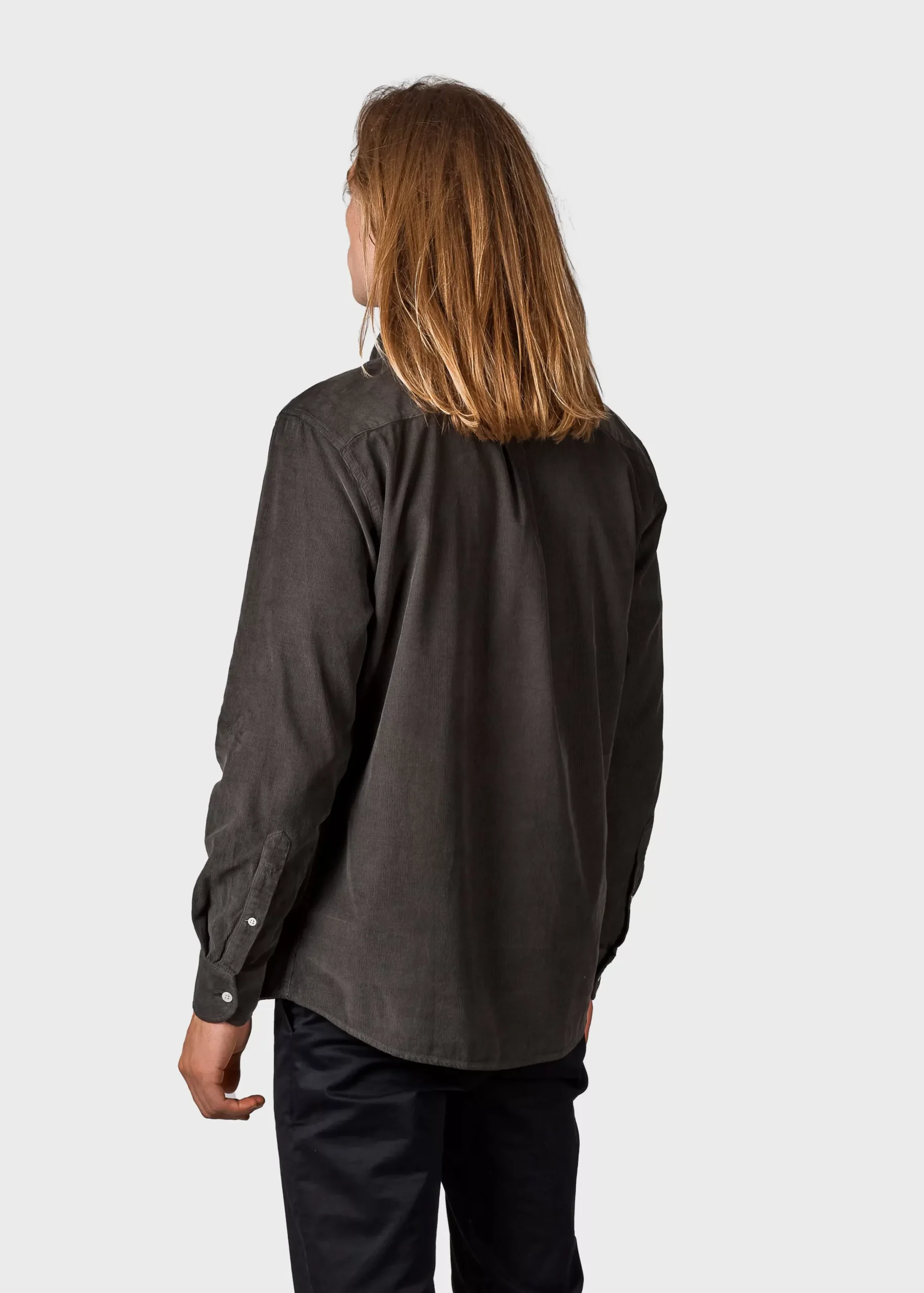 Klitmoller Collective Hemden-Benjamin corduroy shirt - Olive