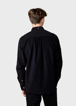 Klitmoller Collective Hemden-Benjamin corduroy shirt - Black Olive