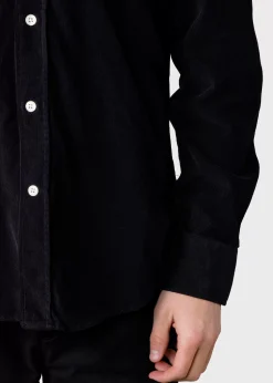 Klitmoller Collective Hemden-Benjamin corduroy shirt - Black Olive