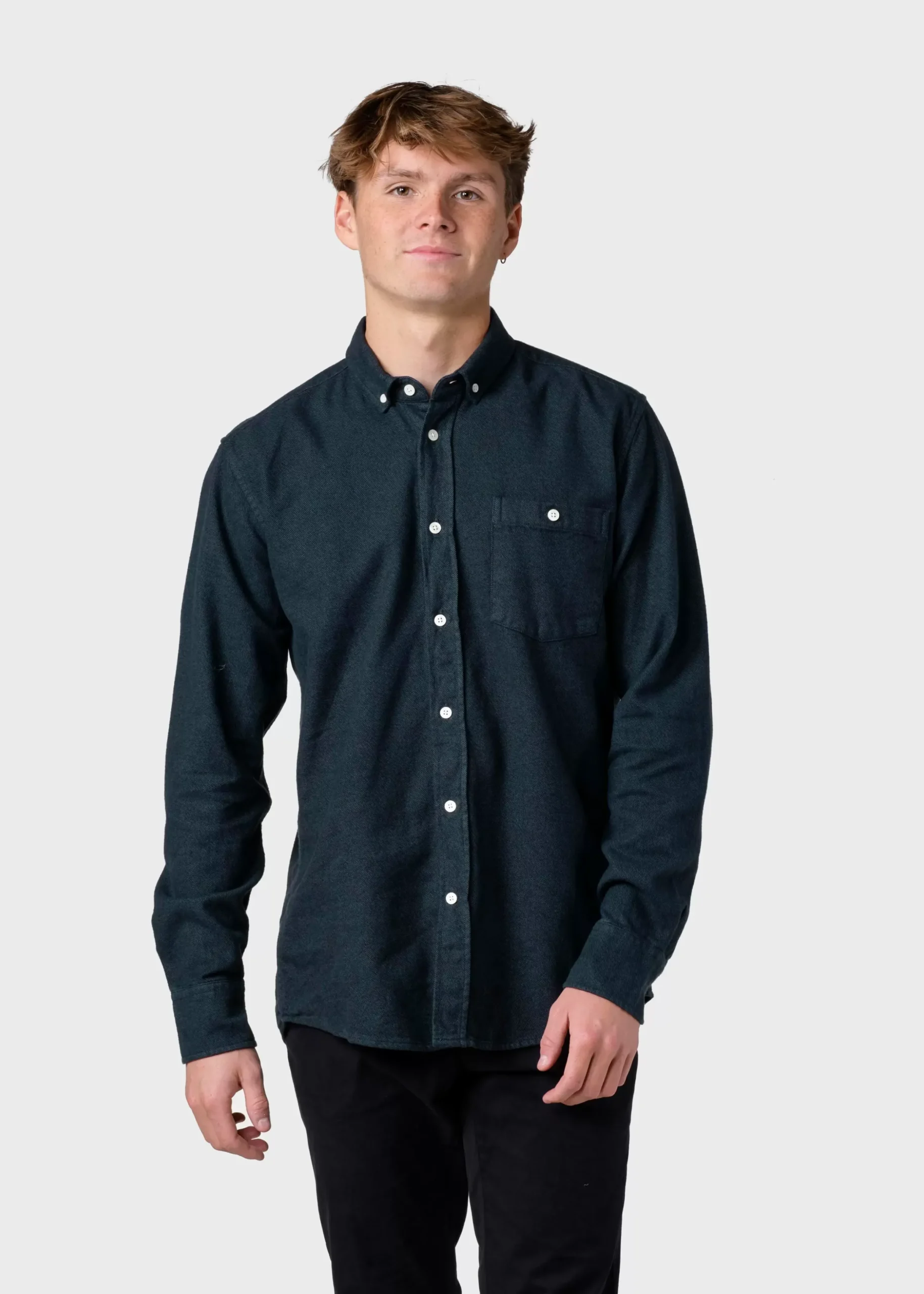 Klitmoller Collective Hemden-Benjamin lumber shirt - Moss Green MossGreen