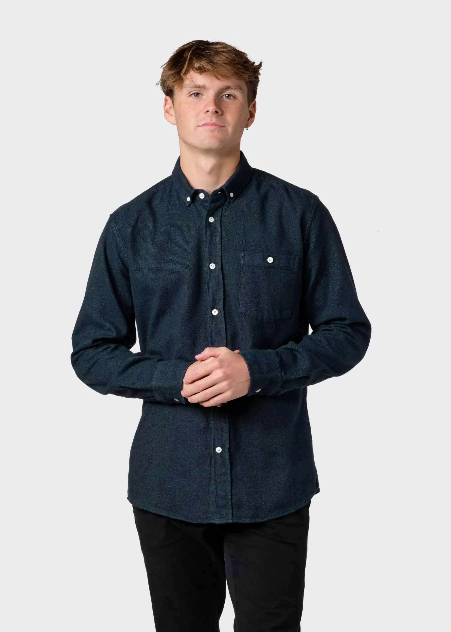 Klitmoller Collective Hemden-Benjamin lumber shirt - Moss Green MossGreen