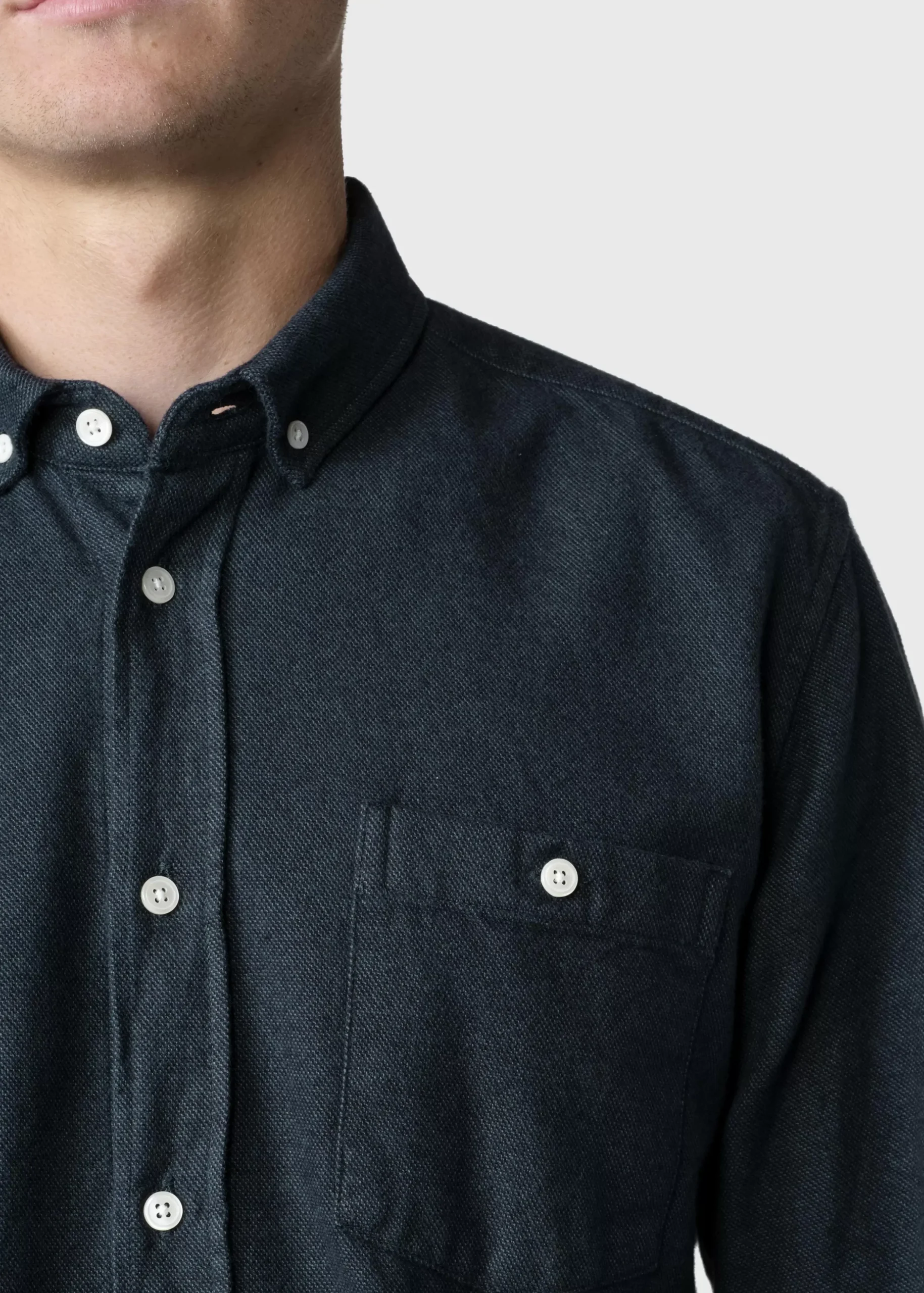 Klitmoller Collective Hemden-Benjamin lumber shirt - Moss Green MossGreen