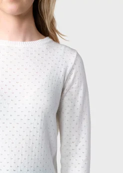 Klitmoller Collective Strick-Birla knit - Cream Black