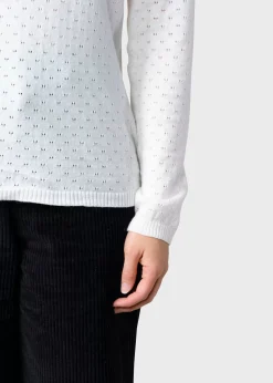 Klitmoller Collective Strick-Birla knit - Cream Black
