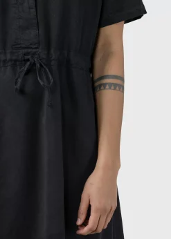 Klitmoller Collective Kleider-Bjørk dress - Black Skyblue