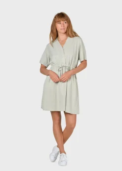 Klitmoller Collective Kleider-Bjørk dress - Sage Skyblue