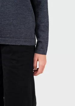 Klitmoller Collective Extra feine Merinowolle-Charlotte knit - Anthracite Olive