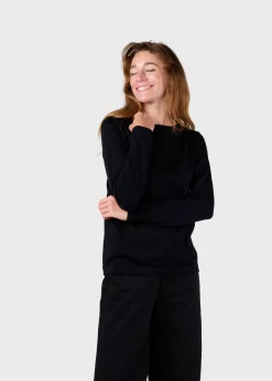 Klitmoller Collective Strick-Charlotte knit - Black Olive