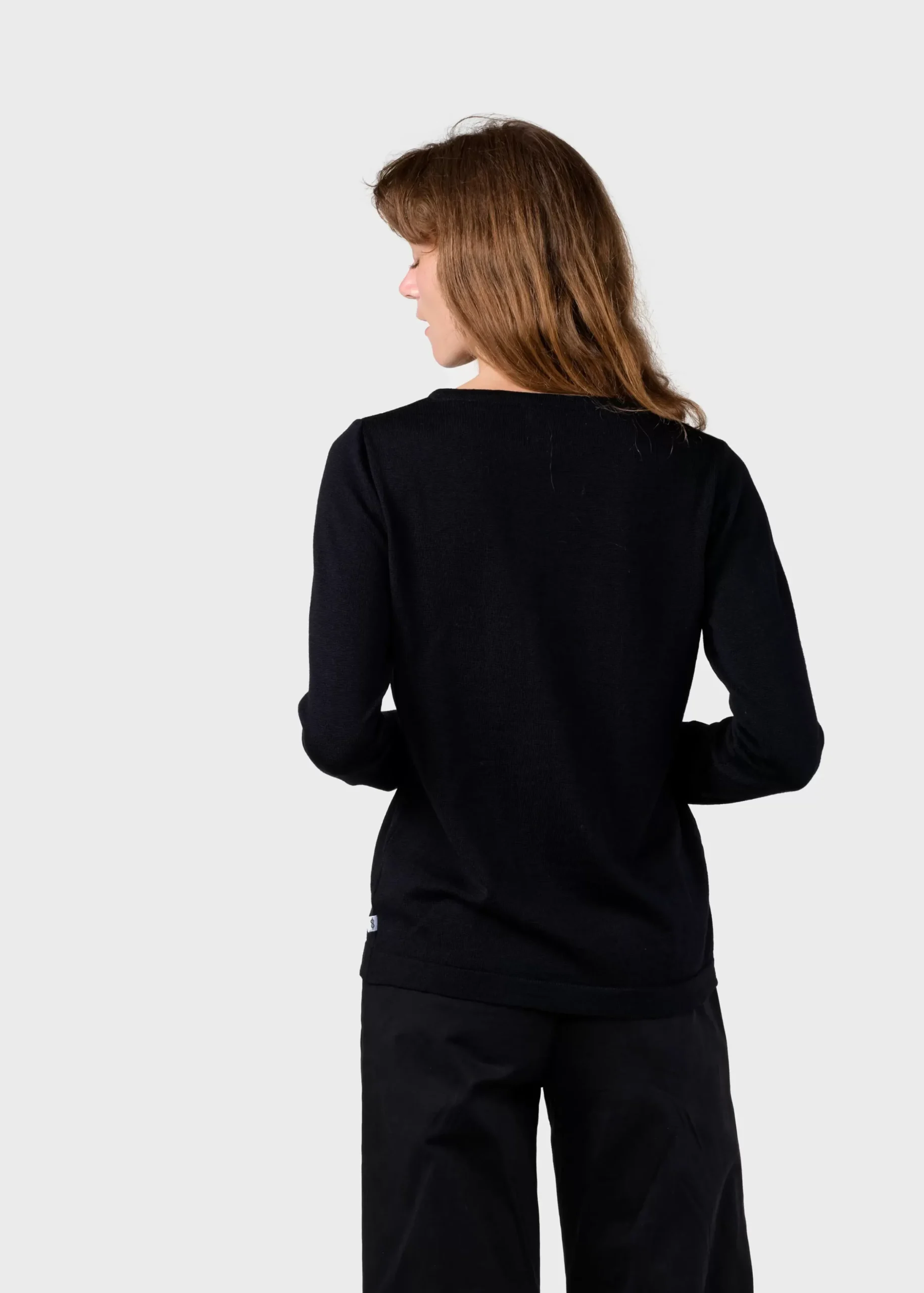 Klitmoller Collective Strick-Charlotte knit - Black Olive