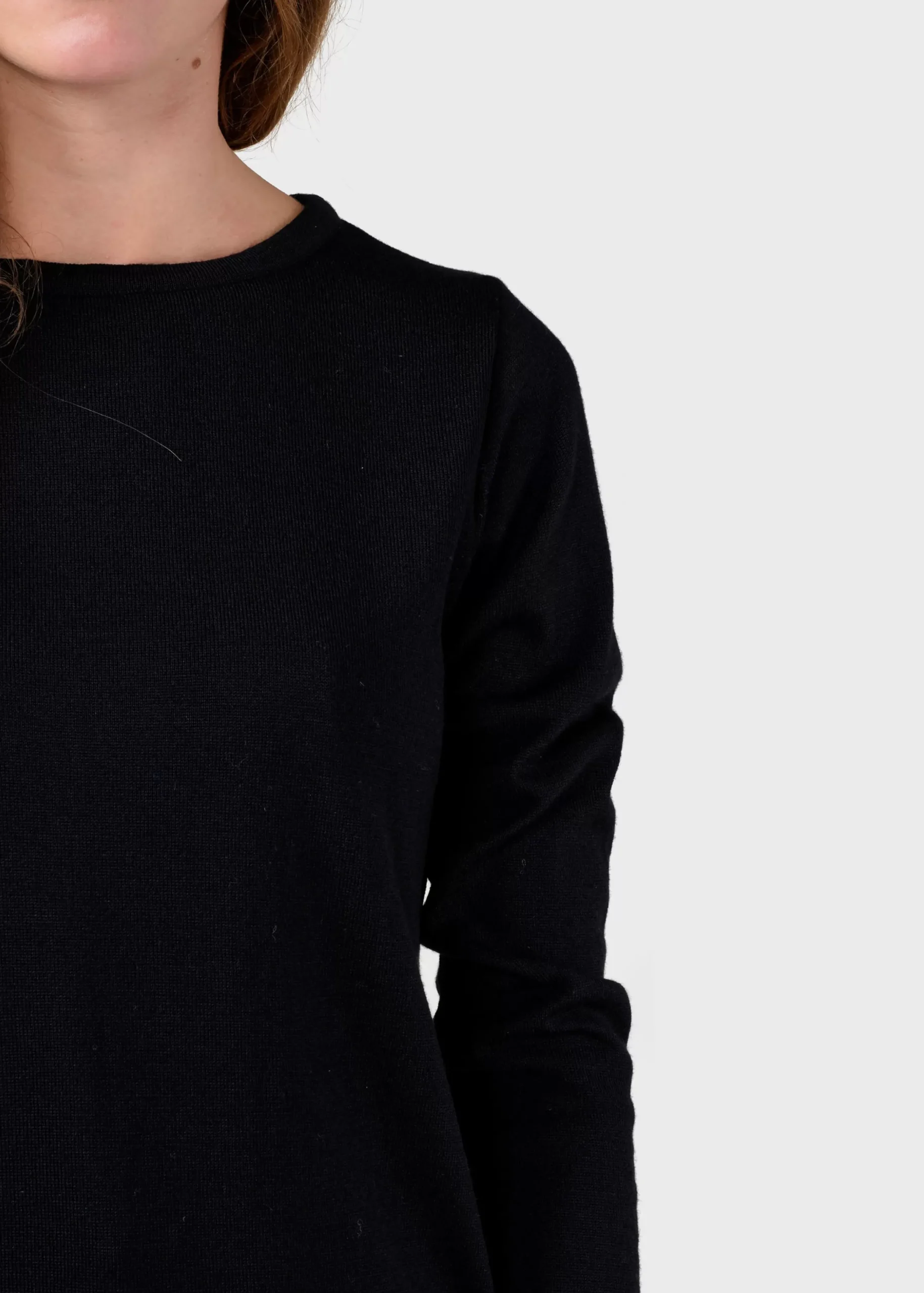 Klitmoller Collective Strick-Charlotte knit - Black Olive