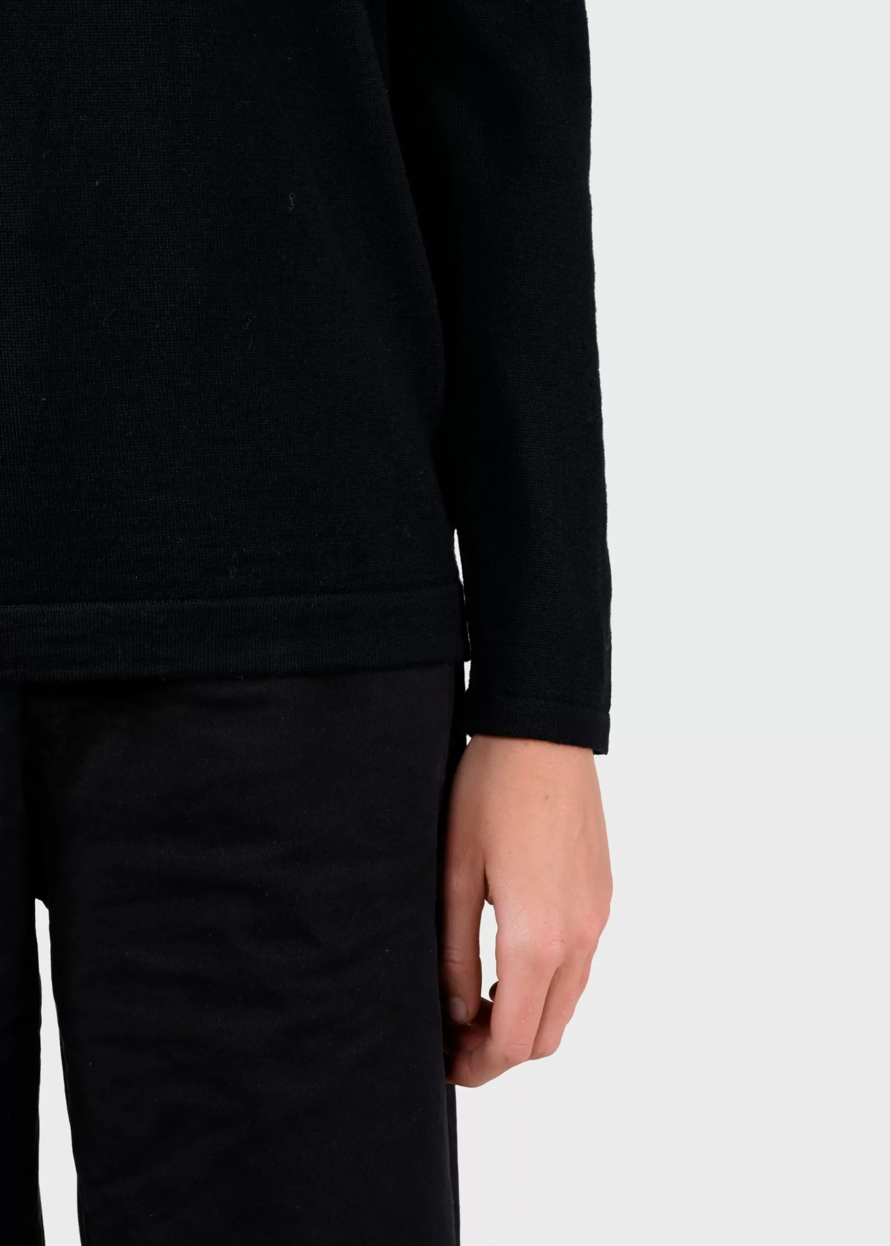 Klitmoller Collective Strick-Charlotte knit - Black Olive