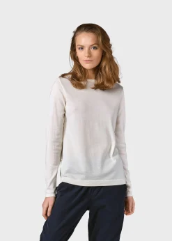Klitmoller Collective Strick-Charlotte knit - Cream Olive