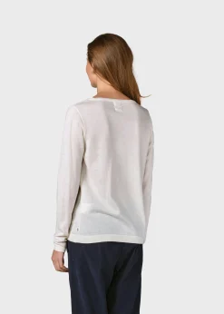 Klitmoller Collective Strick-Charlotte knit - Cream Olive