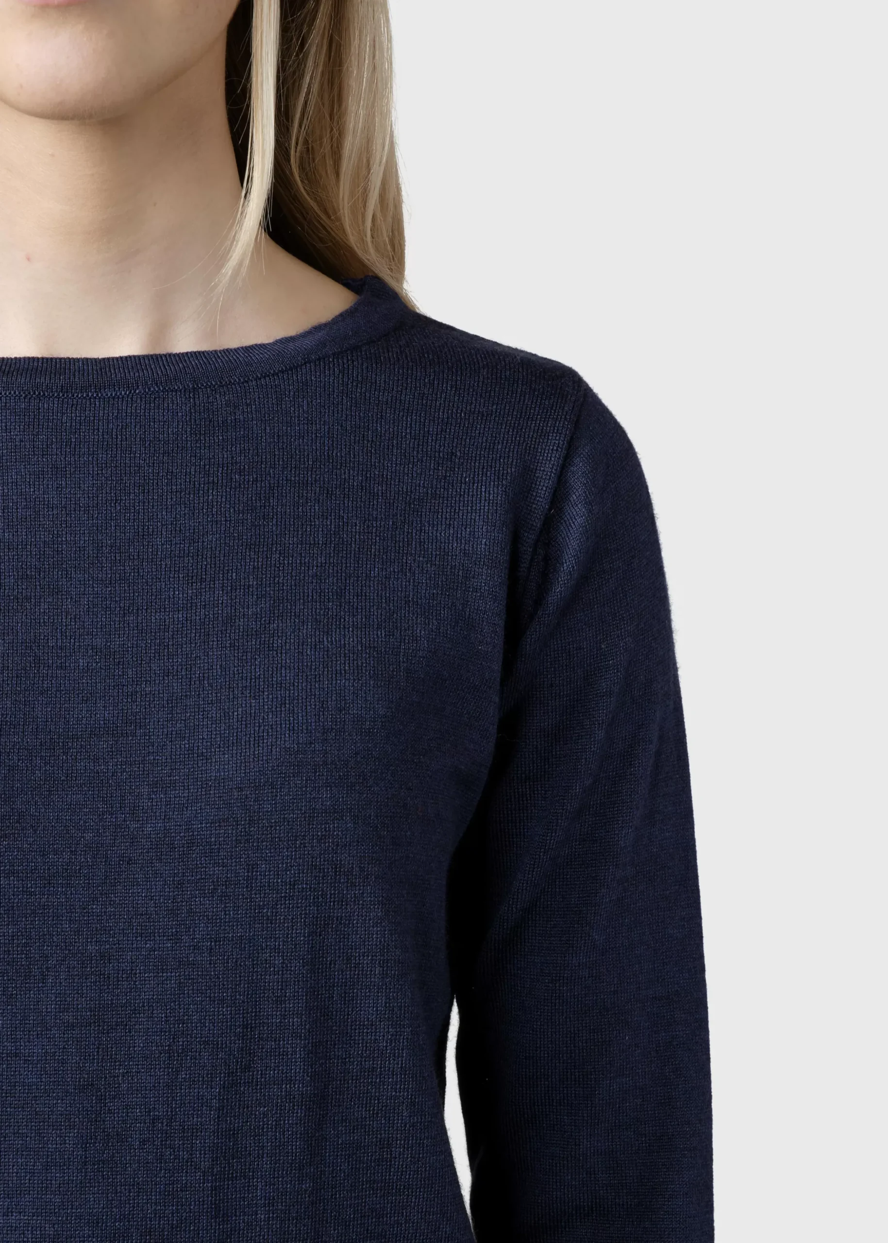 Klitmoller Collective Strick-Charlotte knit - Deep blue Olive