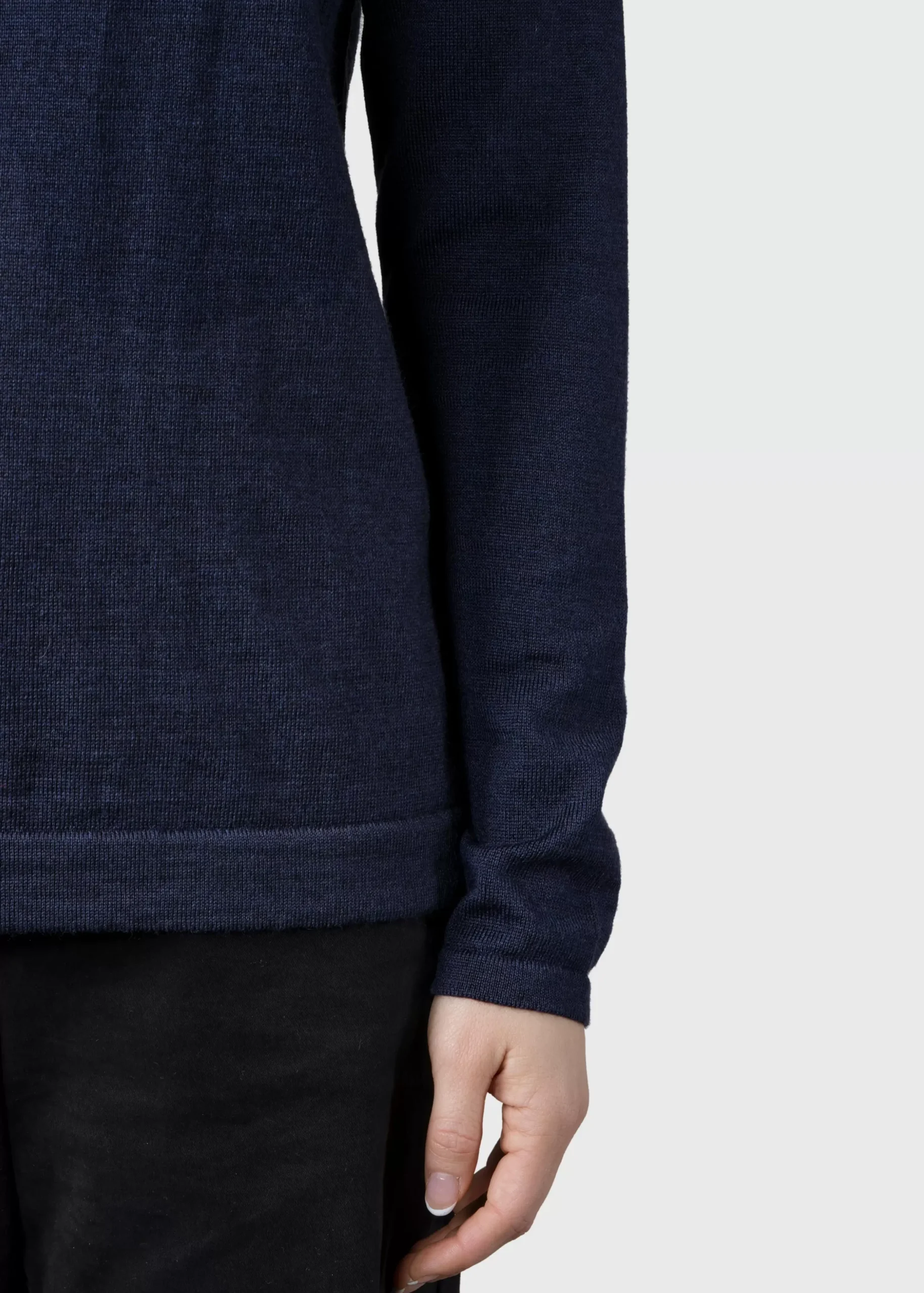 Klitmoller Collective Strick-Charlotte knit - Deep blue Olive