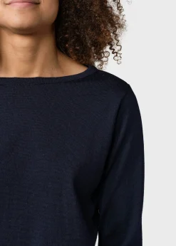 Klitmoller Collective Strick-Charlotte knit - Navy Olive
