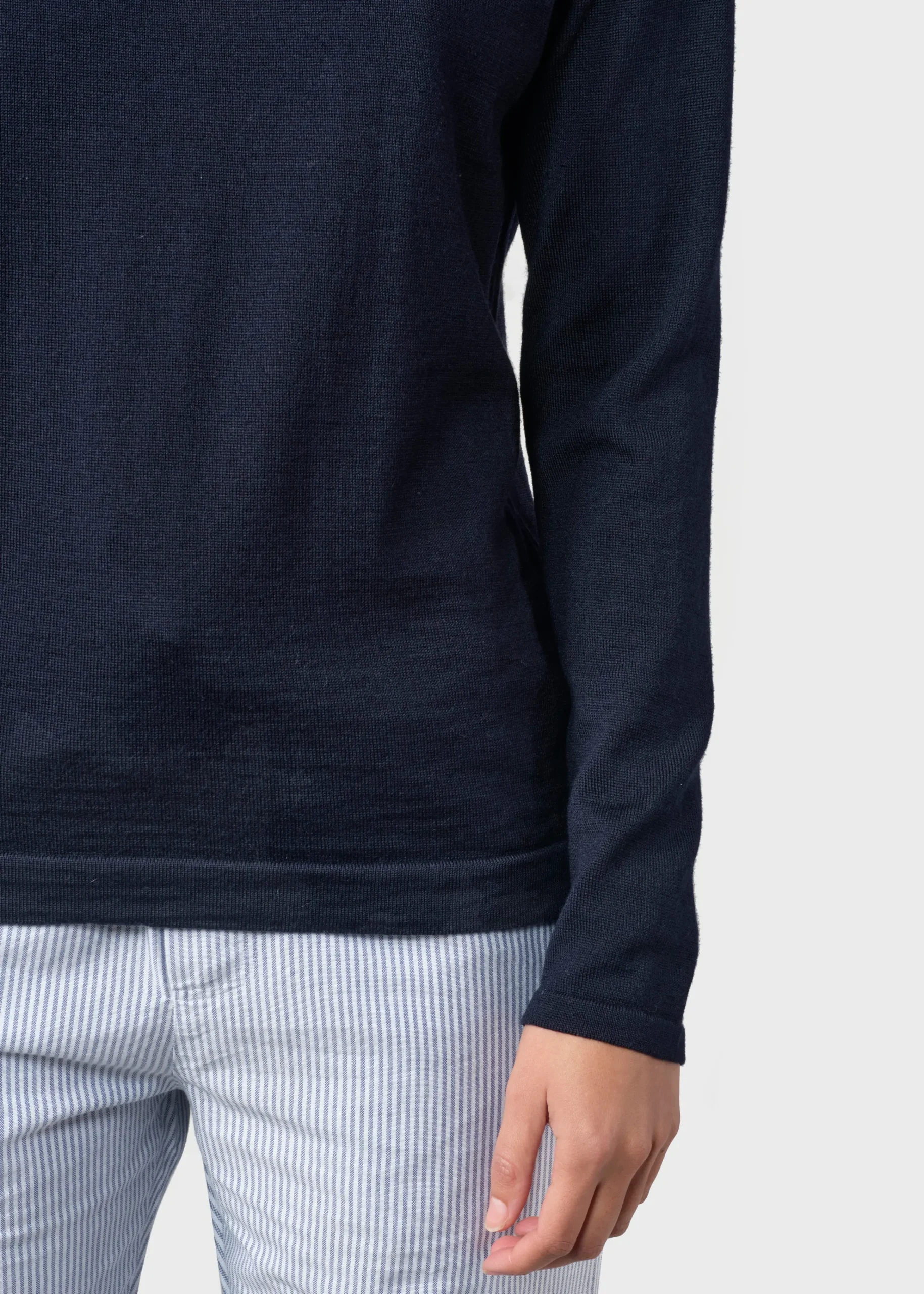 Klitmoller Collective Strick-Charlotte knit - Navy Olive