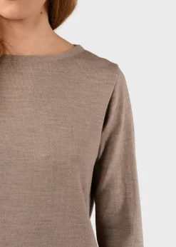 Klitmoller Collective Strick-Charlotte knit - Sand Olive