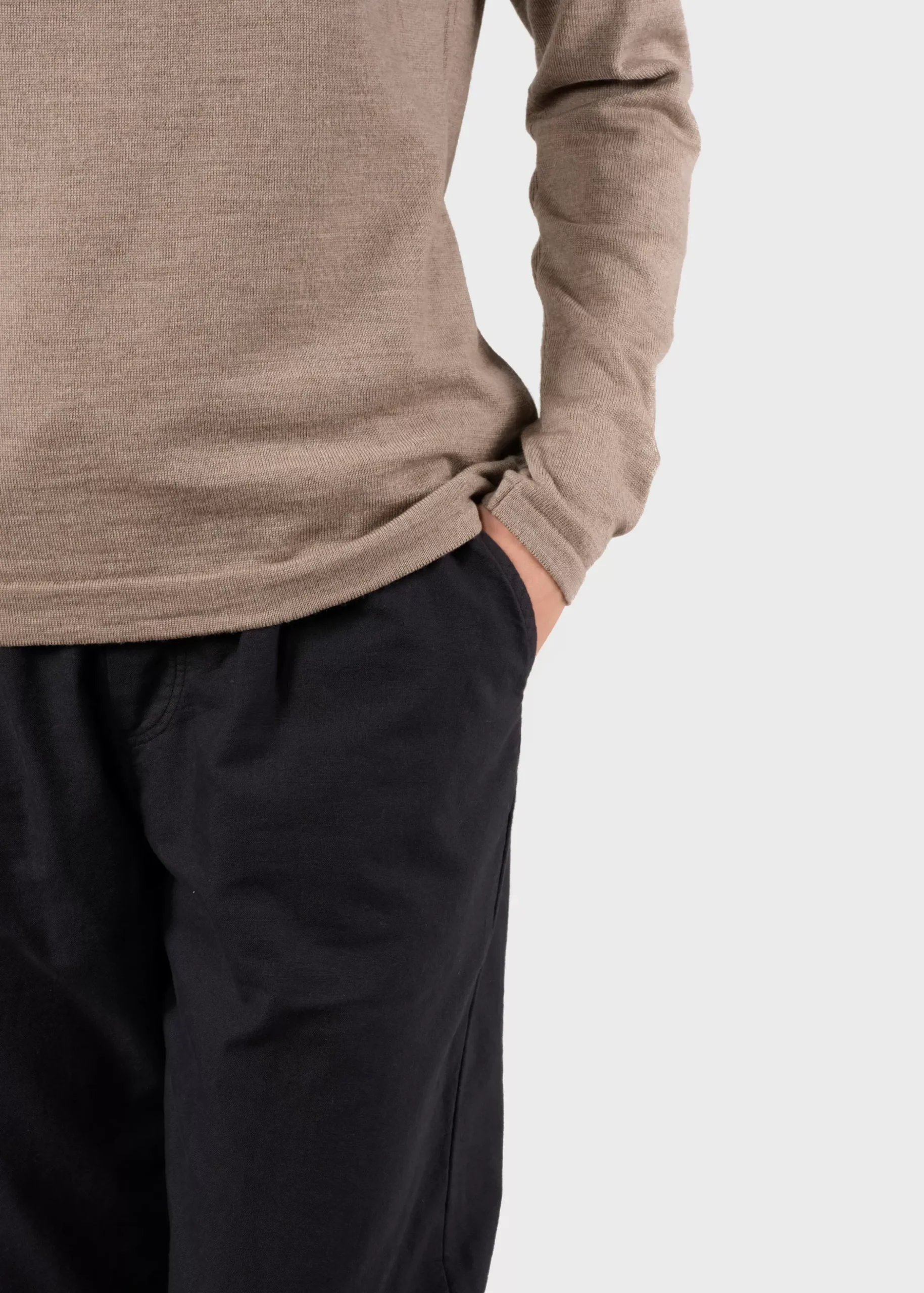 Klitmoller Collective Strick-Charlotte knit - Sand Olive