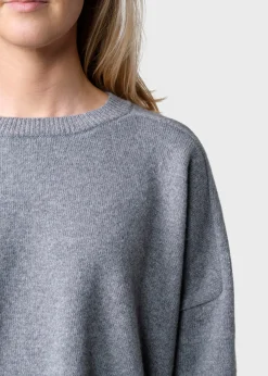 Klitmoller Collective Strick-Cirkeline knit - Light grey Black