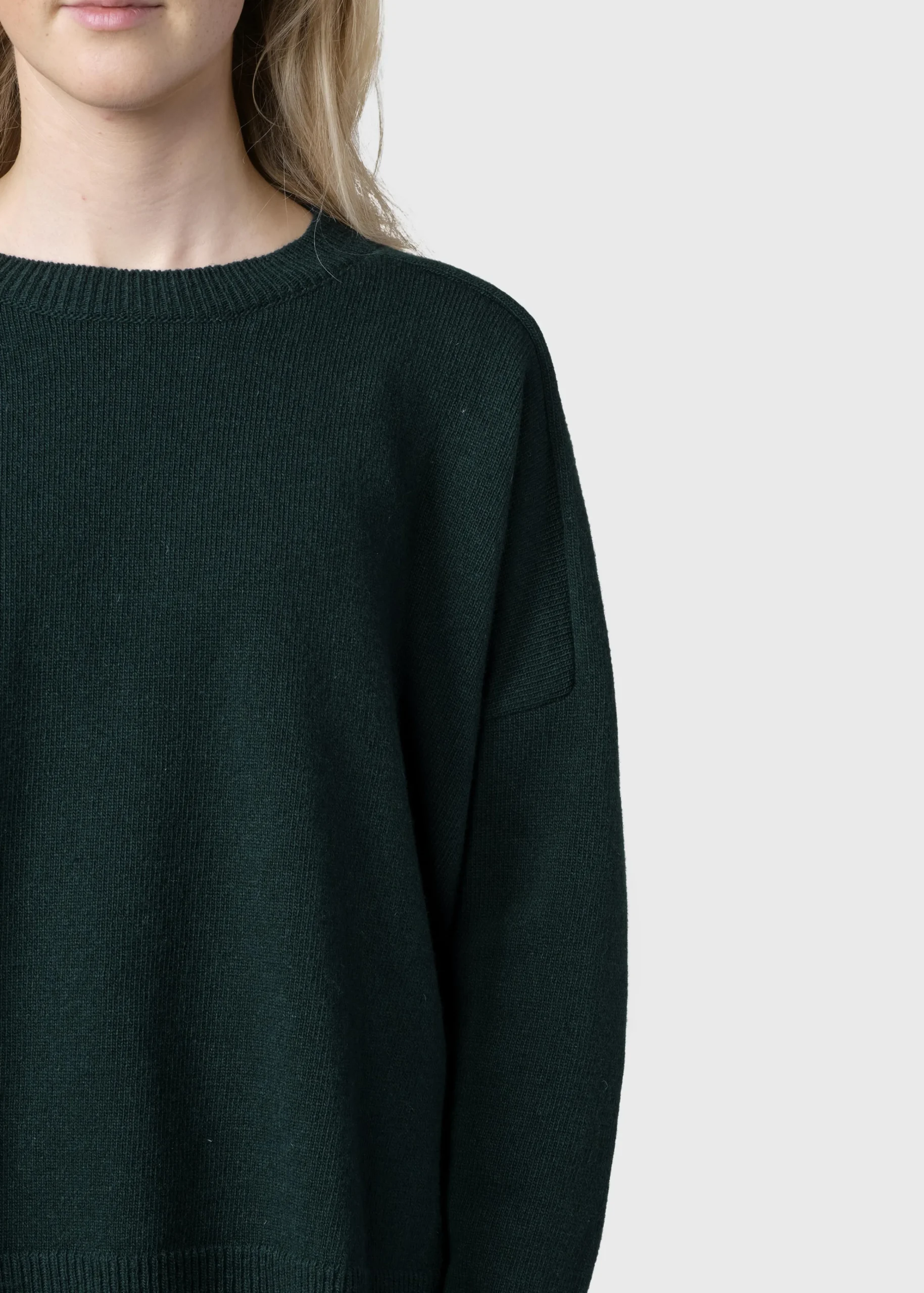 Klitmoller Collective Strick-Cirkeline knit - Moss Green Black
