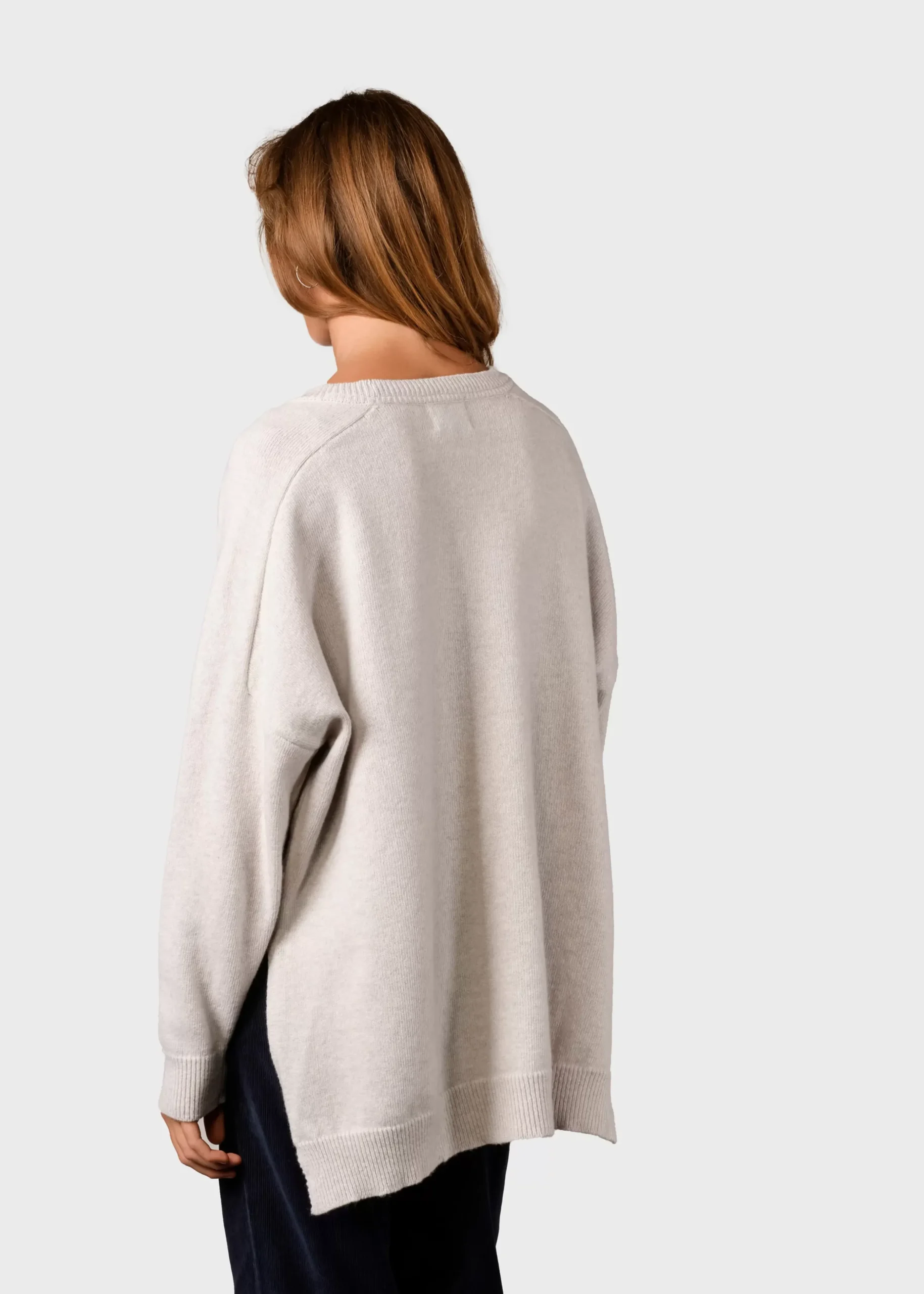 Klitmoller Collective Strick-Cirkeline knit - Pastel grey Black